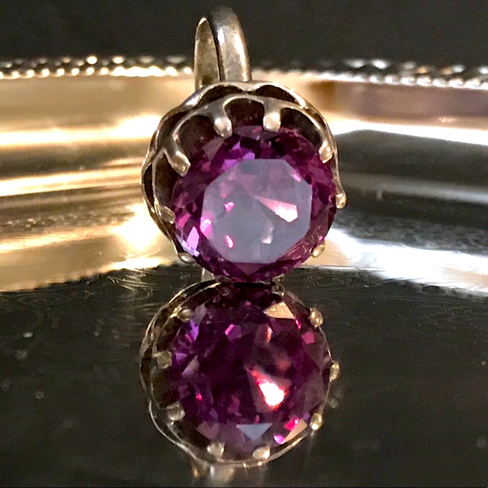 ‼️SOLD‼️💕Antique Alexandrite 925 Silver Ring💕